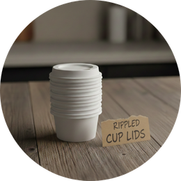 Rippled Cup Lids
