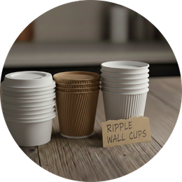 Ripple Wall Cups